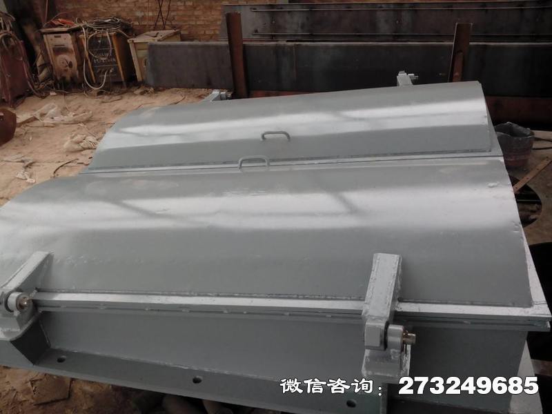 高密矩形双开钢制拍门