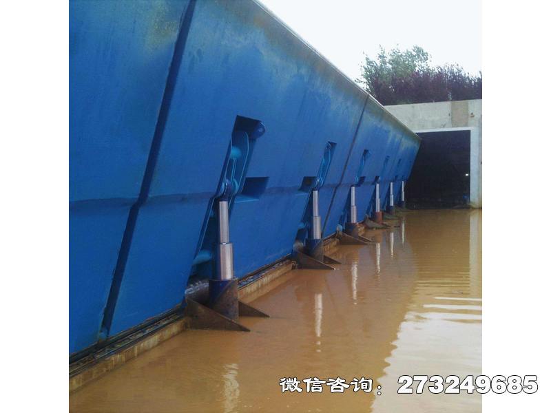 枞阳县底横轴液压钢坝